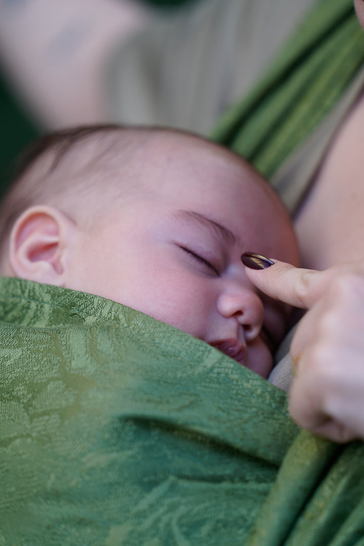 Fascia portabebè Rosa verde