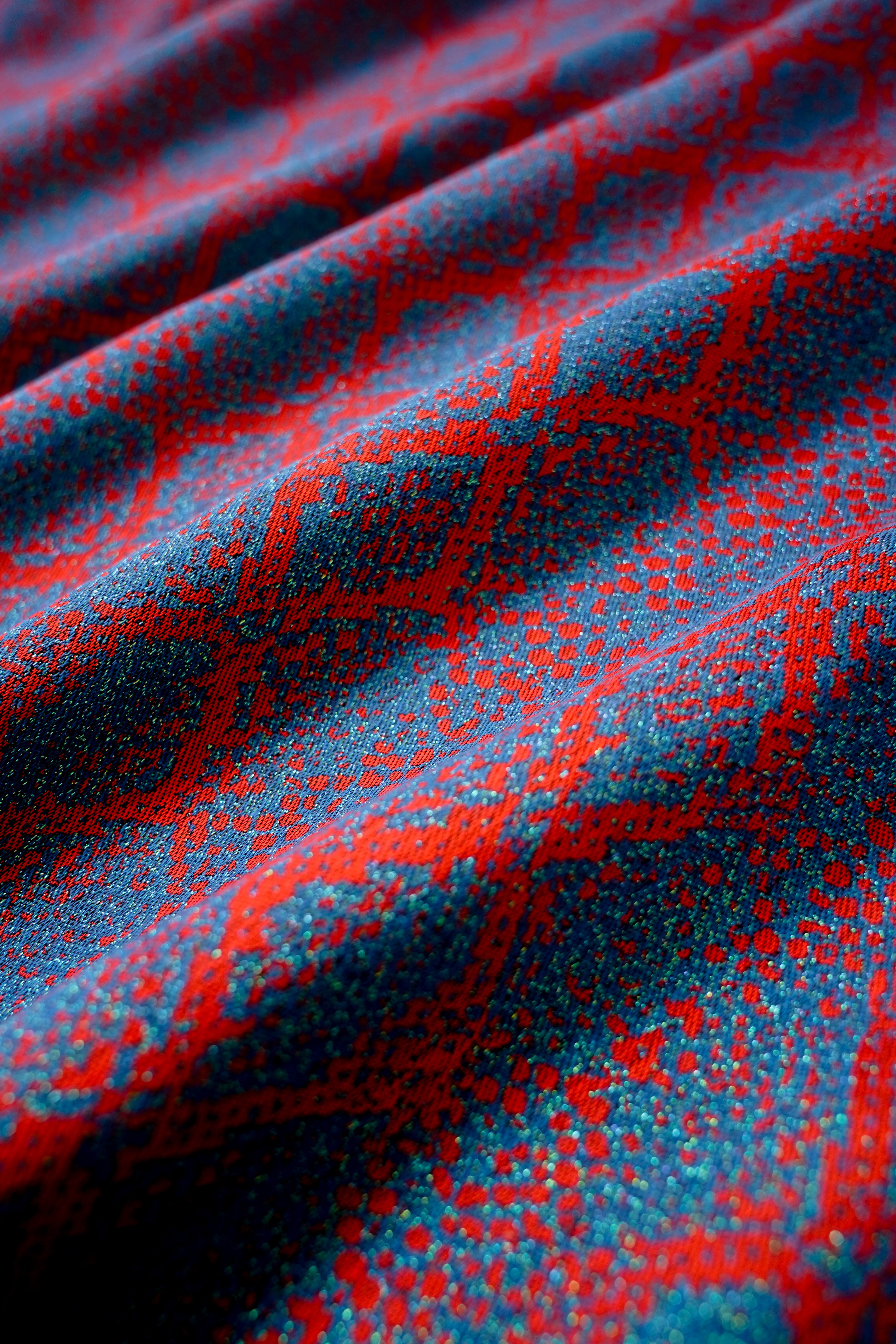 Fascia portabebè Snake Red Blue