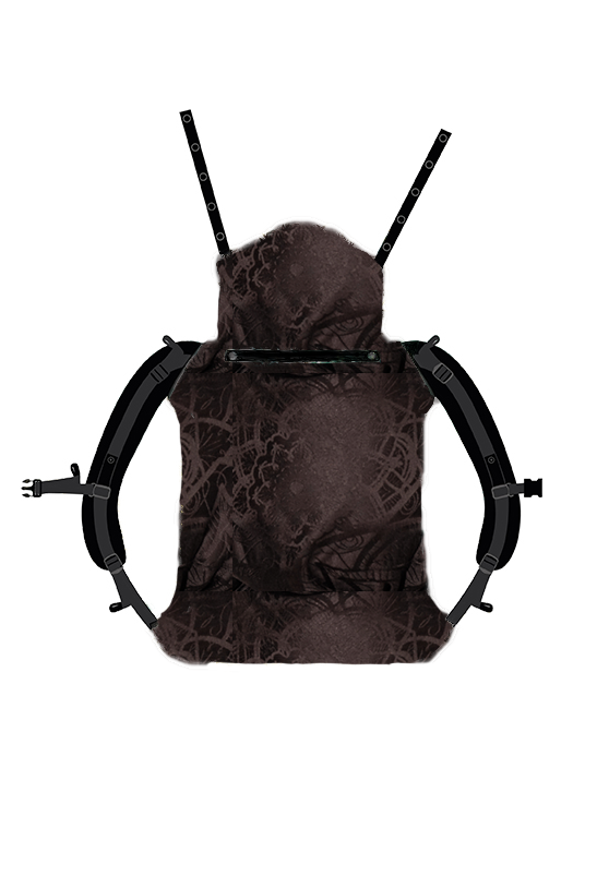 Marsupio Onbu Lillenia Black