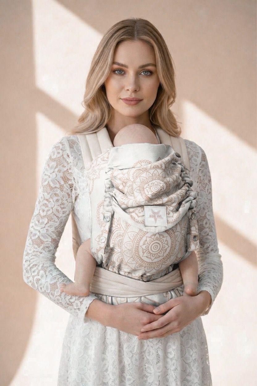 Marsupio TaiTai Mandala Café au lait