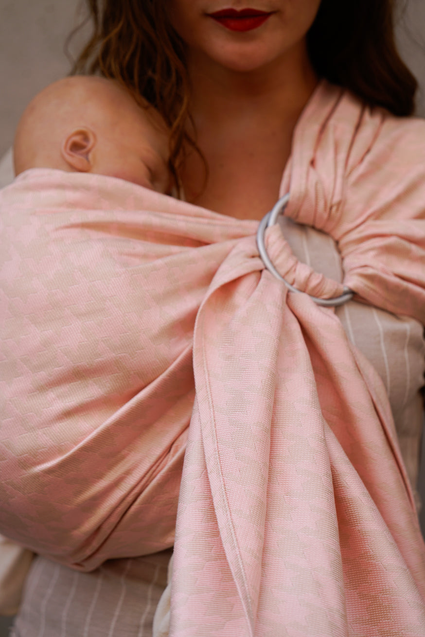 RingSling Rosa/panna da seguogo