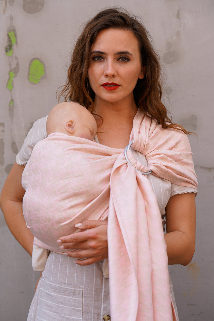 RingSling Rosa/panna da seguogo