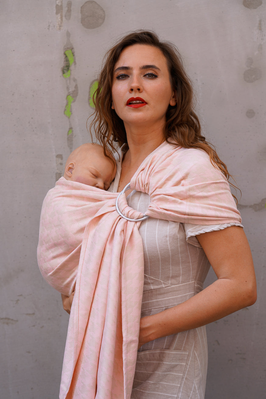 RingSling Rosa/panna da seguogo
