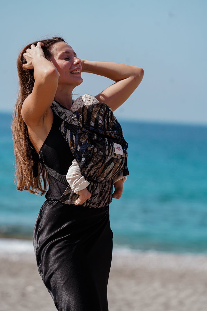 Marsupio Flip Junglefari Oro vibrante - KOKADI