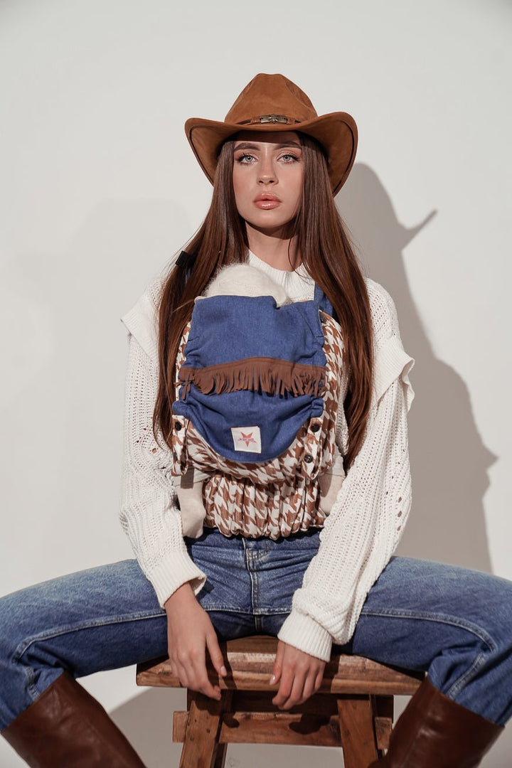 Babytrage Onbu Wild West Macchiato - KOKADI