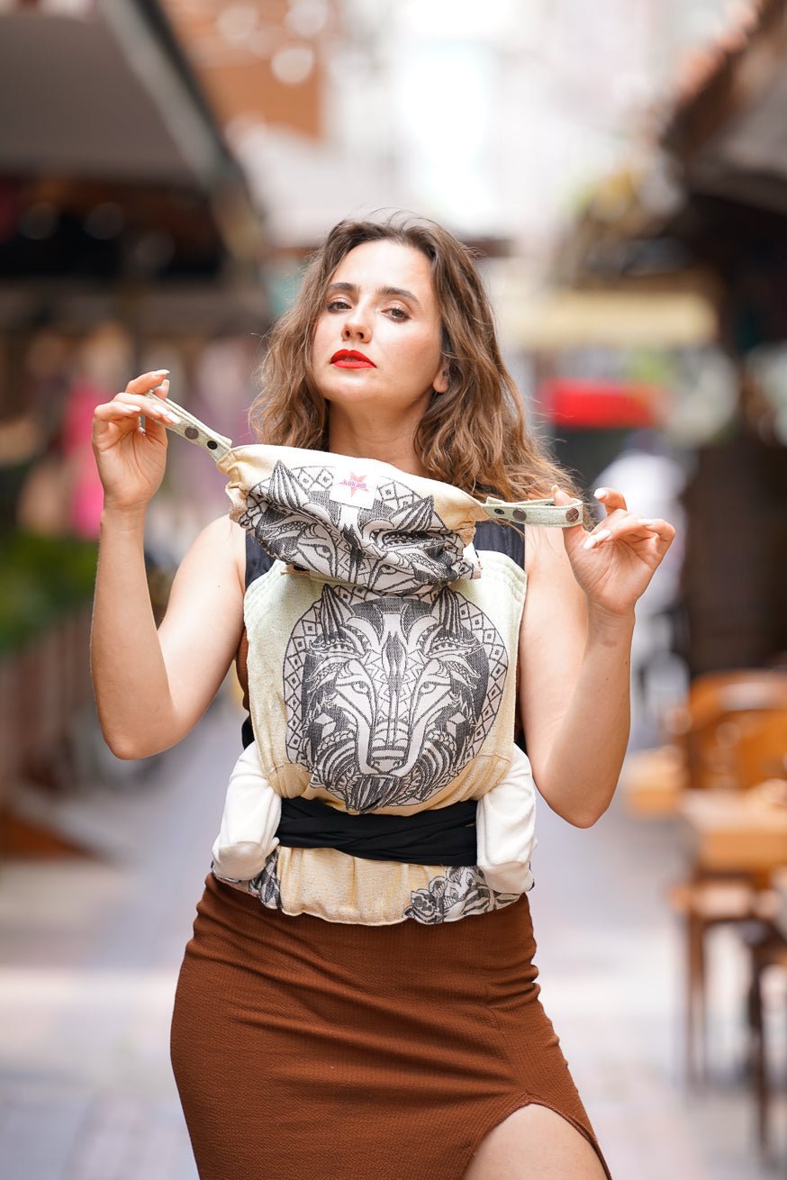 Marsupio TaiTai Lupo mandala selvaggio - KOKADI