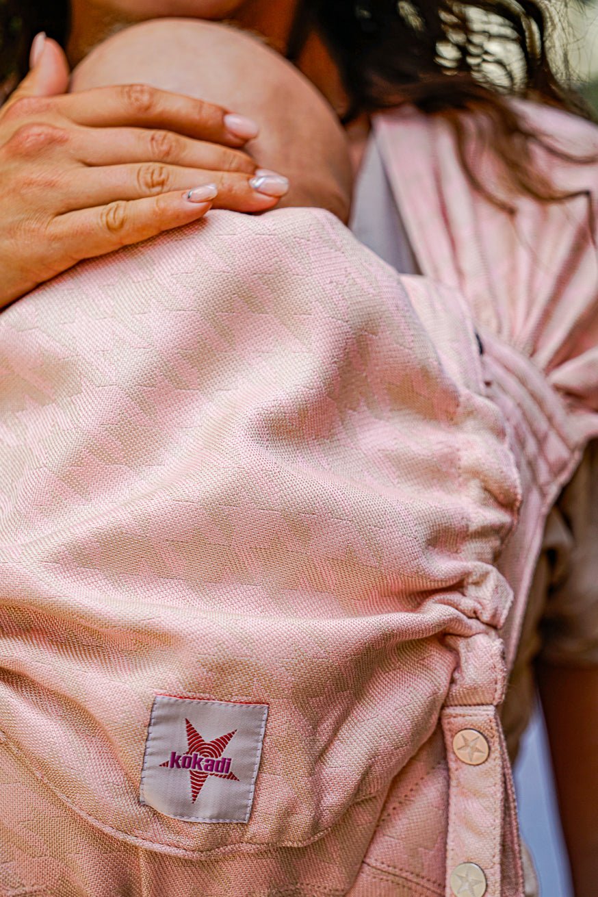 Marsupio WrapStar Viola pied de poule - KOKADI