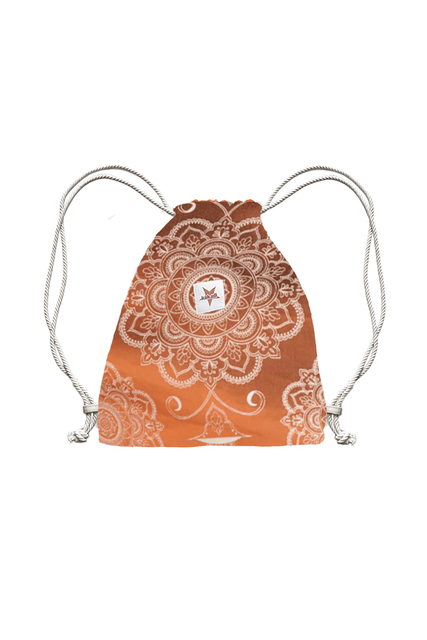 Borsa a tracolla Mandala Latte Macchiato x Bamboo reverse - KOKADI