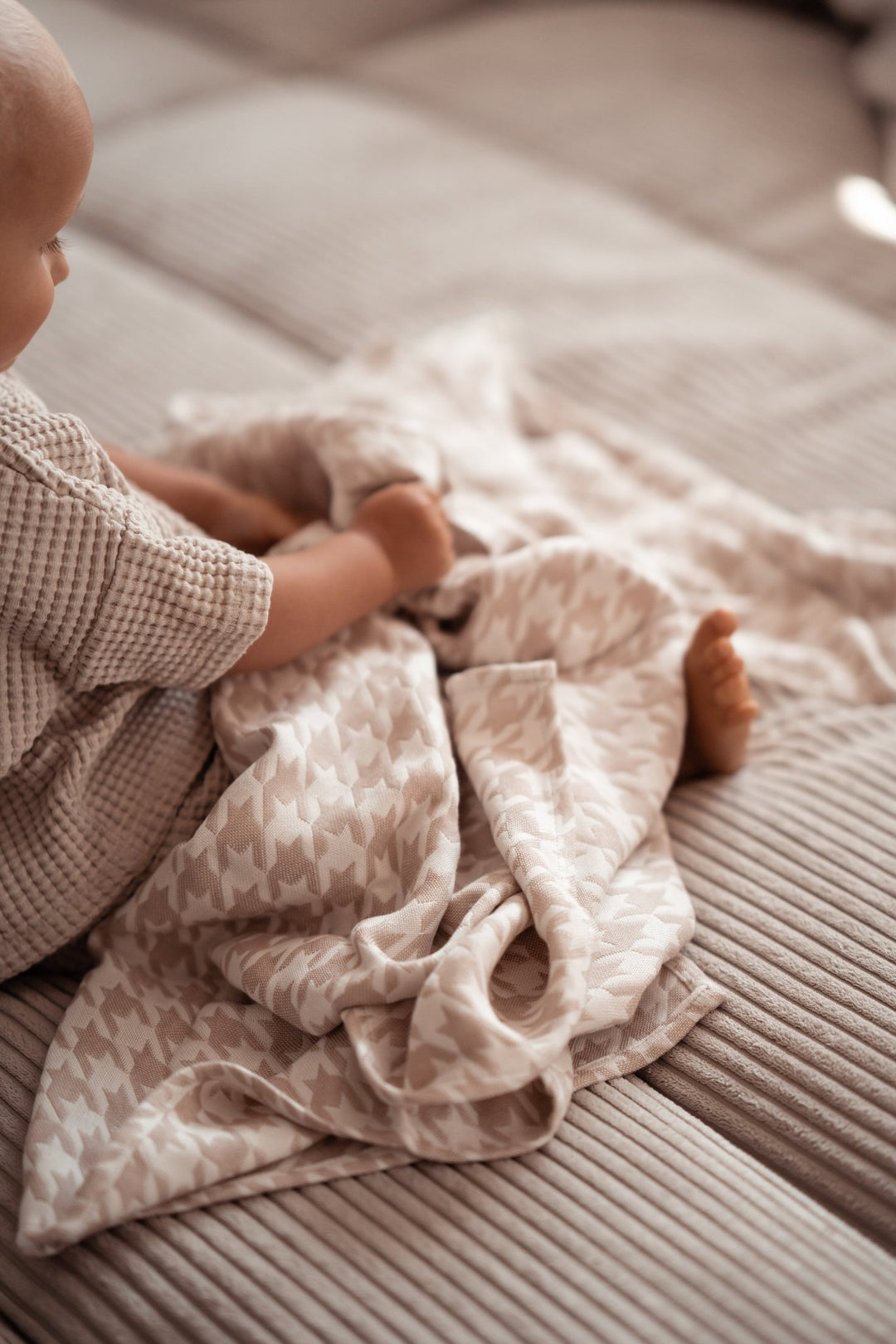 Morbida coperta Pied Poule Campiano - KOKADI