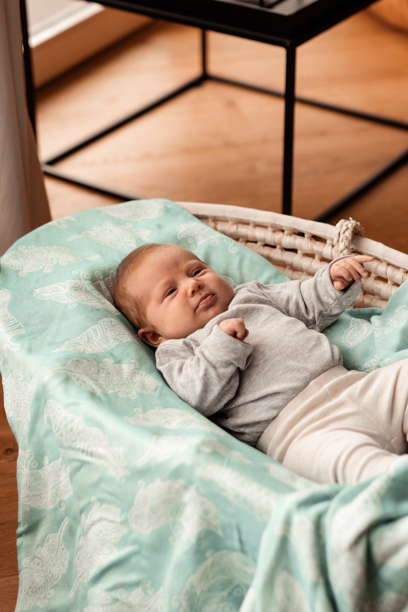 Kuscheltuch Mandala Federn Alexandra - KOKADI