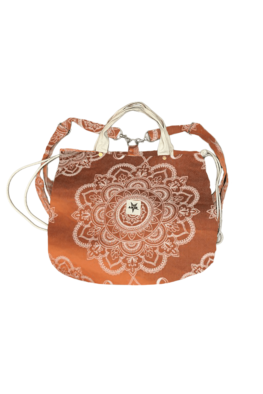Mommy Bag Mandala Latte Macchiato x Bamboo reverse - KOKADI