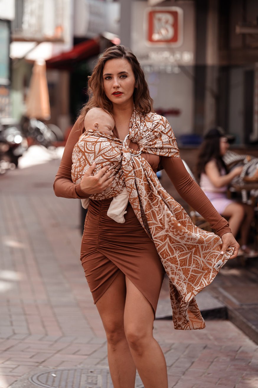 RingSling Lilenia Latte Macchiato - KOKADI