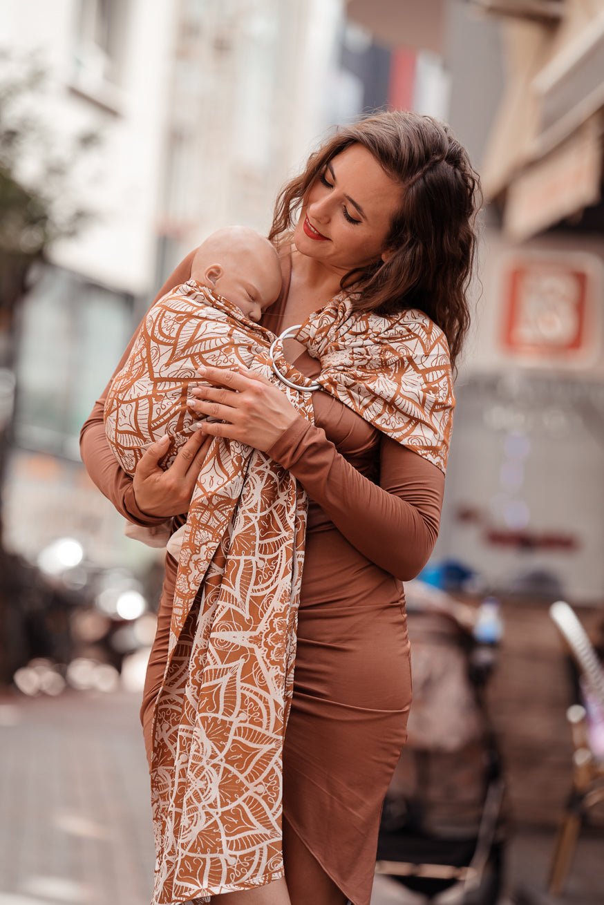 RingSling Lilenia Latte Macchiato - KOKADI