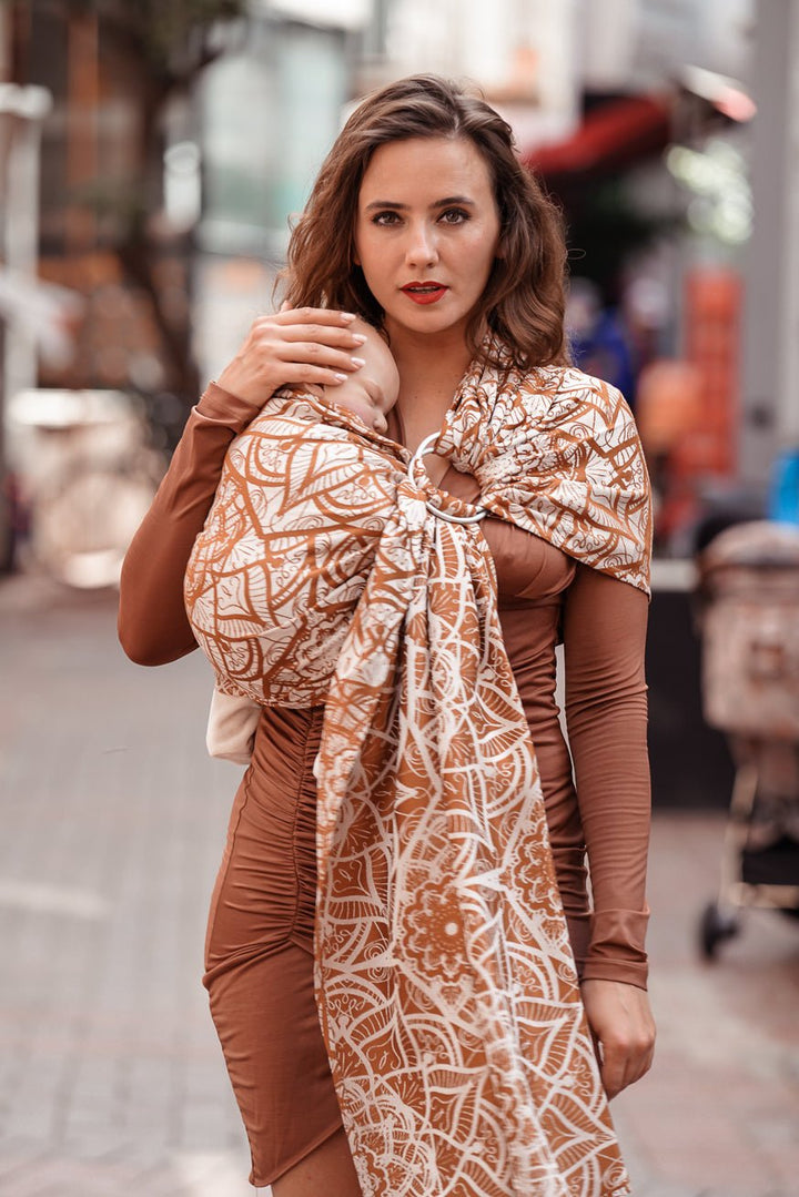 RingSling Lilenia Latte Macchiato - KOKADI