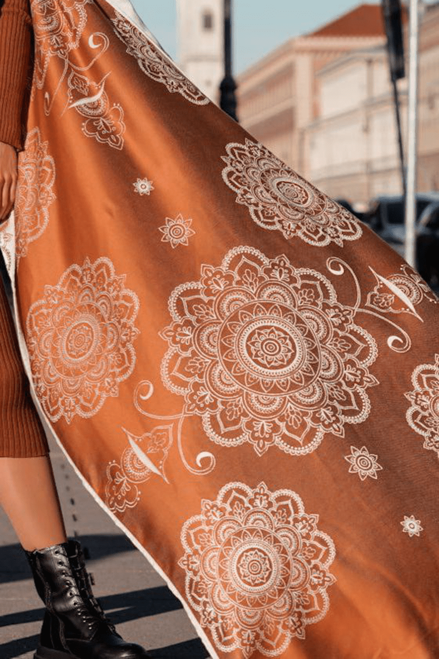 RingSling Mandala Latte Macchiato x Bamboo rovescio - KOKADI