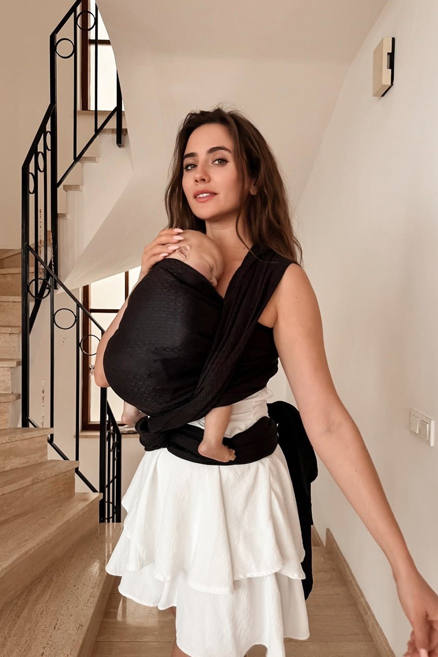 Fascia portabebè Heart2Heart Bellezza Nera - KOKADI