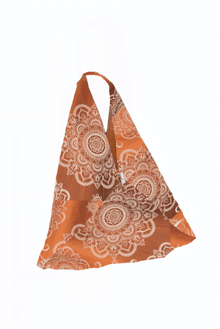 XXL Shopper Mandala Latte Macchiato x Bamboo rovescio - KOKADI