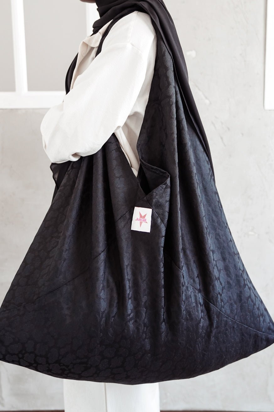 XXL Shopper Safari bellezza nera - KOKADI