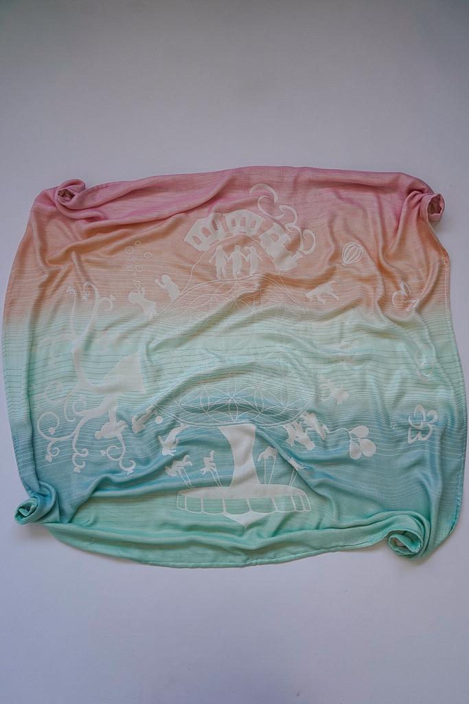 Cuddling stoffa/sciarpa per bambini il paese delle meraviglie emily