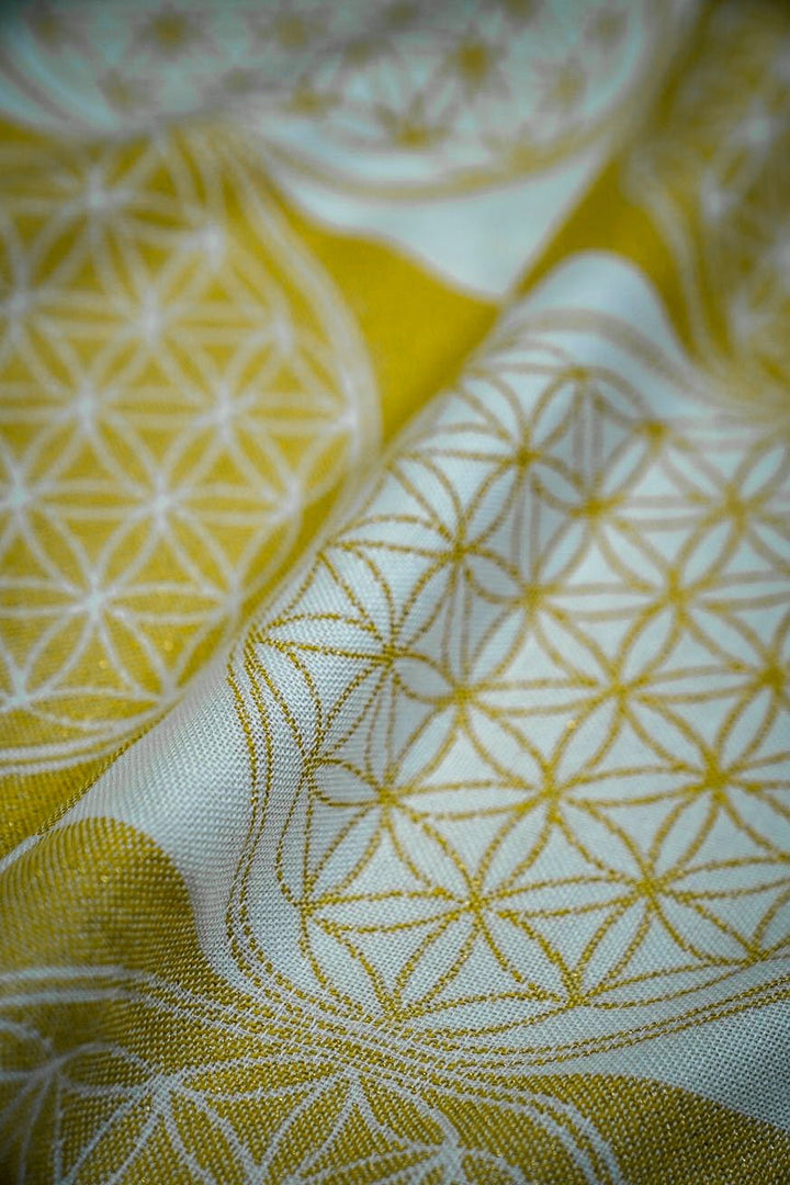 Coperta per bebè fiore della vita oro - KOKADI