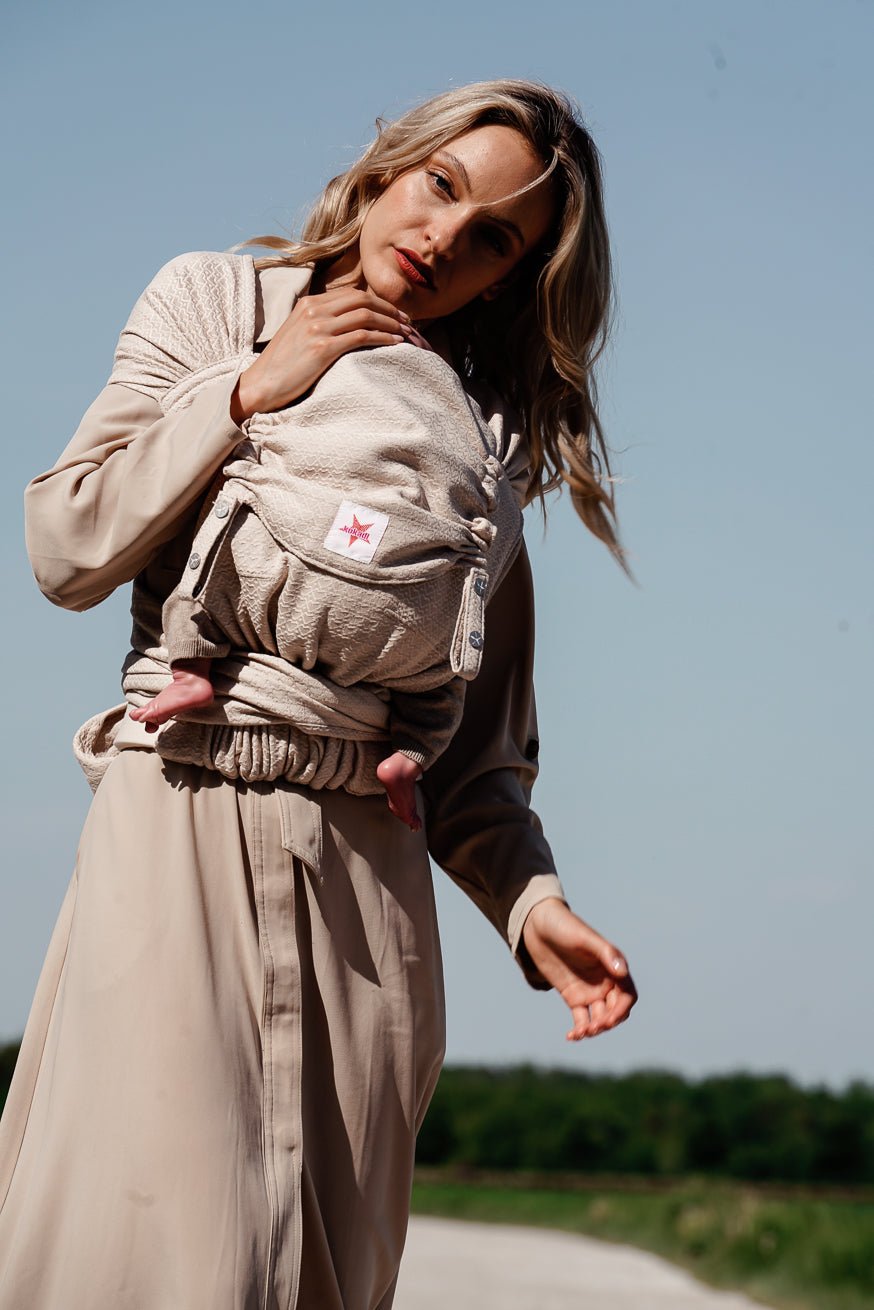 KOKADI Marsupio WrapStar crema cuore2cuore