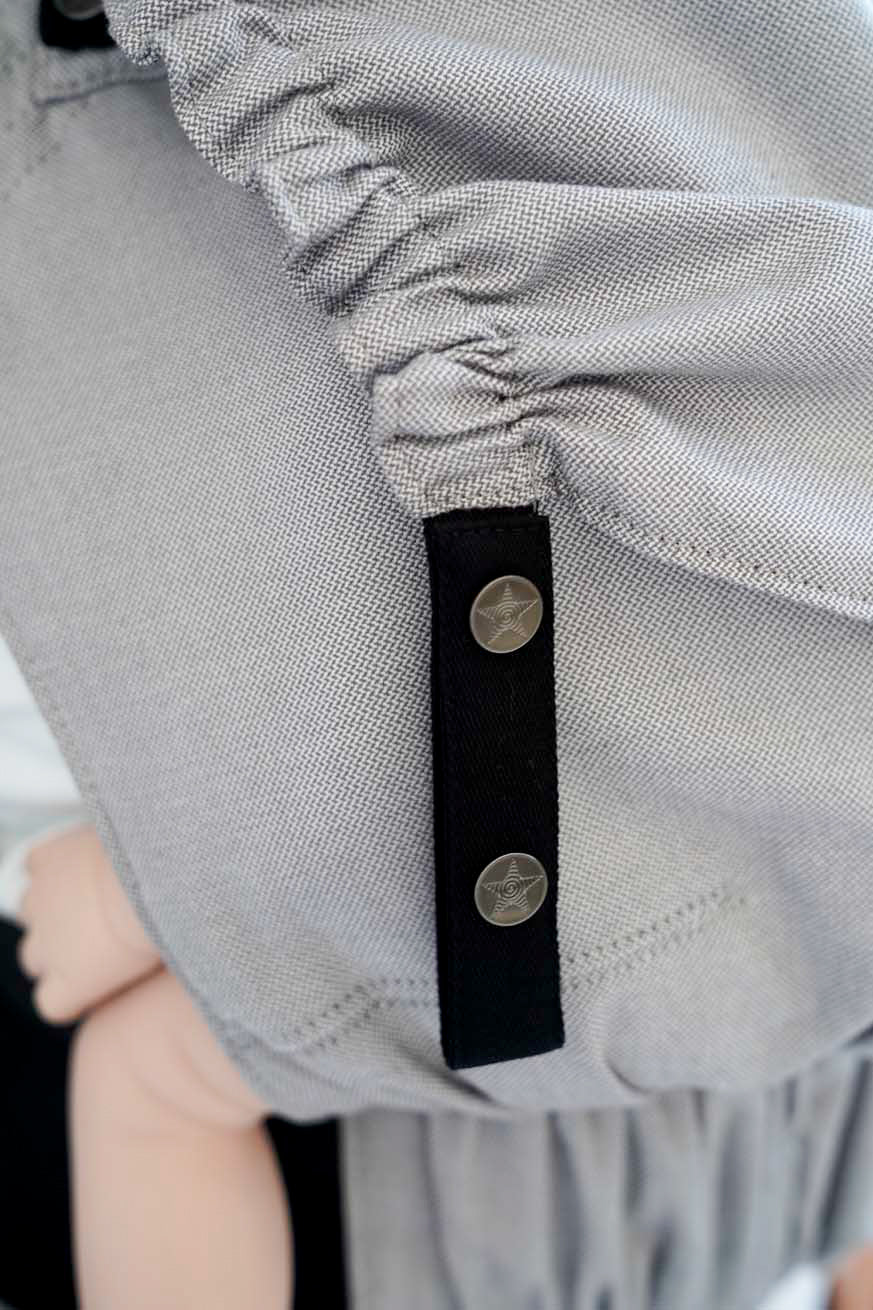 Pulsante femmina antracite - KOKADI