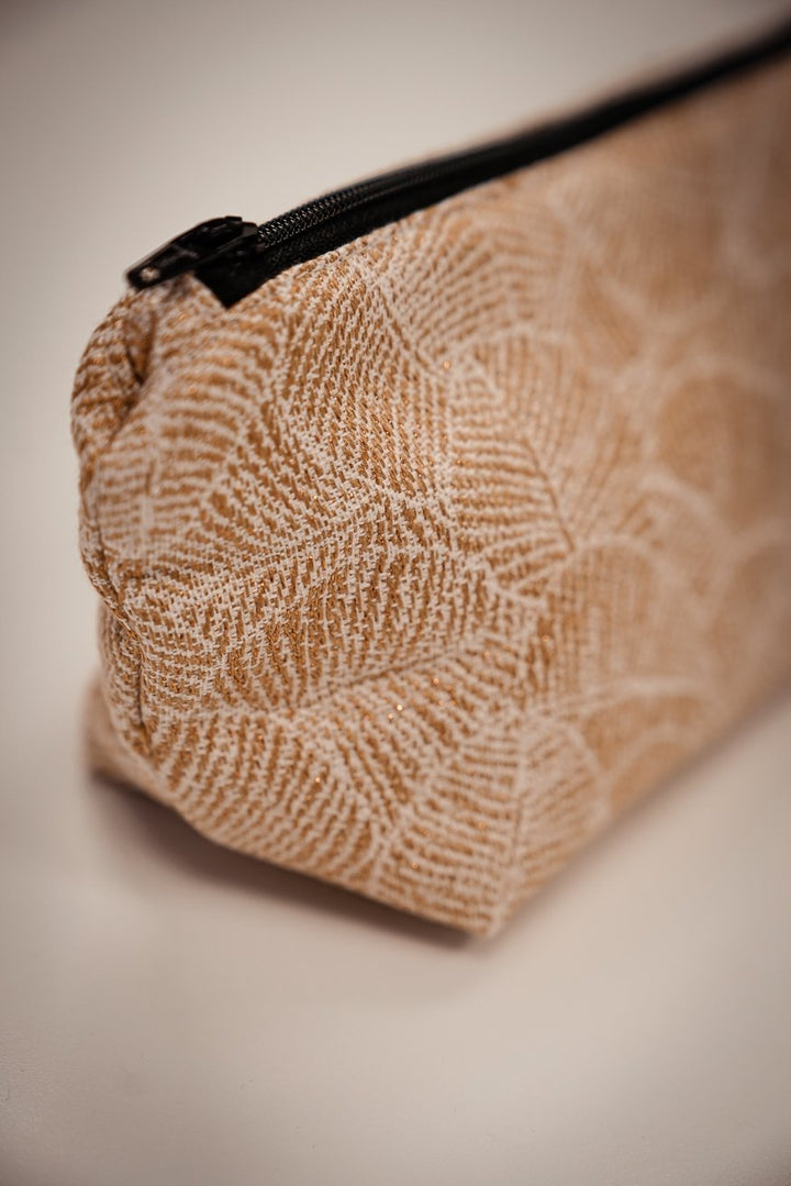 Trousse per cosmetici Foglie d'Oro - KOKADI