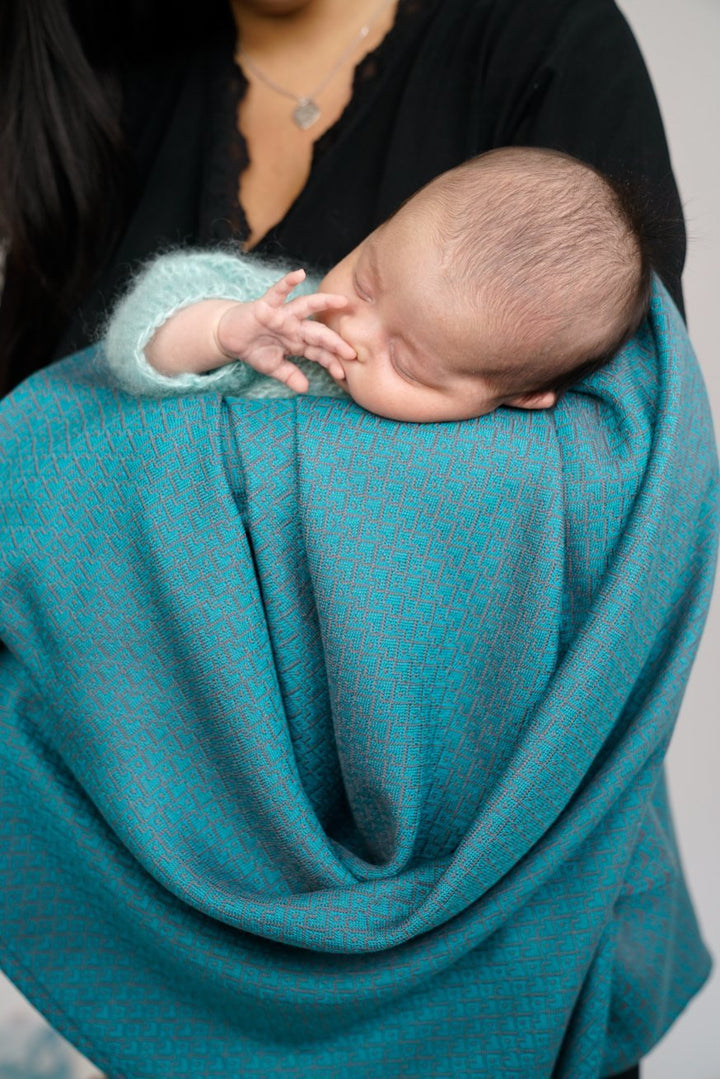 Morbida coperta Heart2Heart laguna - KOKADI