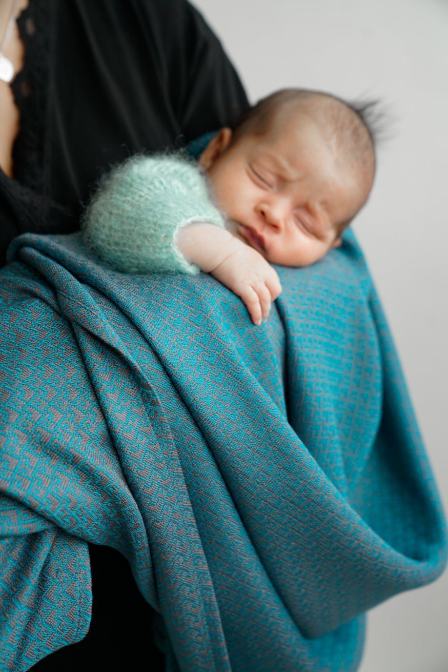 Morbida coperta Heart2Heart laguna - KOKADI