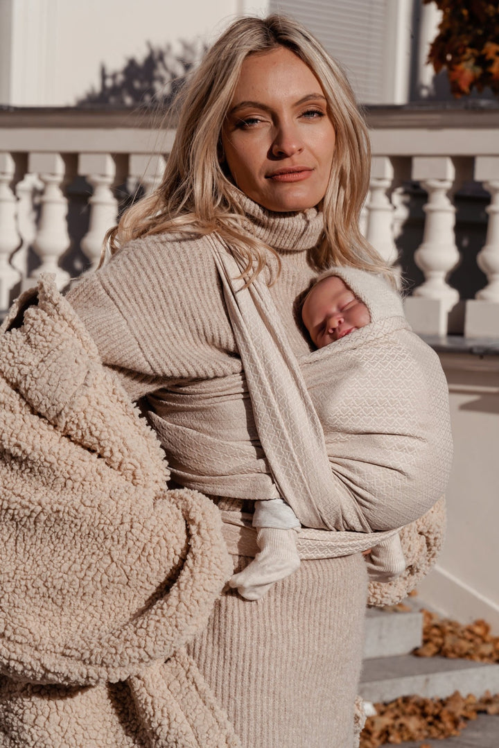 Fascia portabebè Crema Heart2Heart - KOKADI