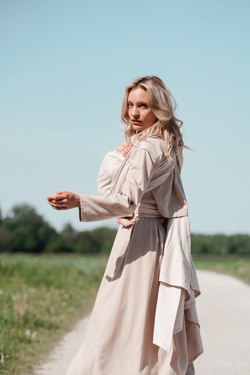 KOKADI Fascia portabebè solo panna